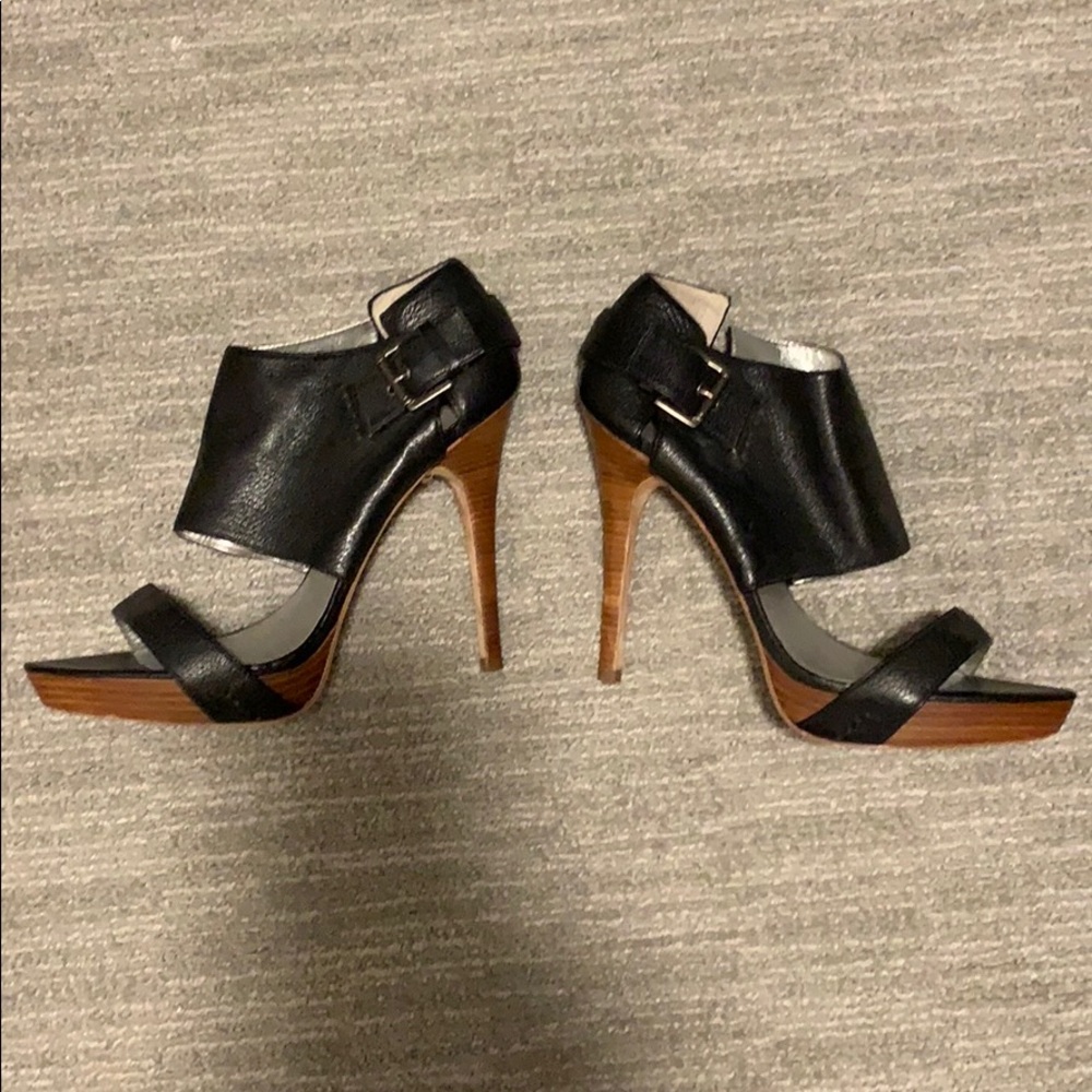 Black Leather Sandal.
